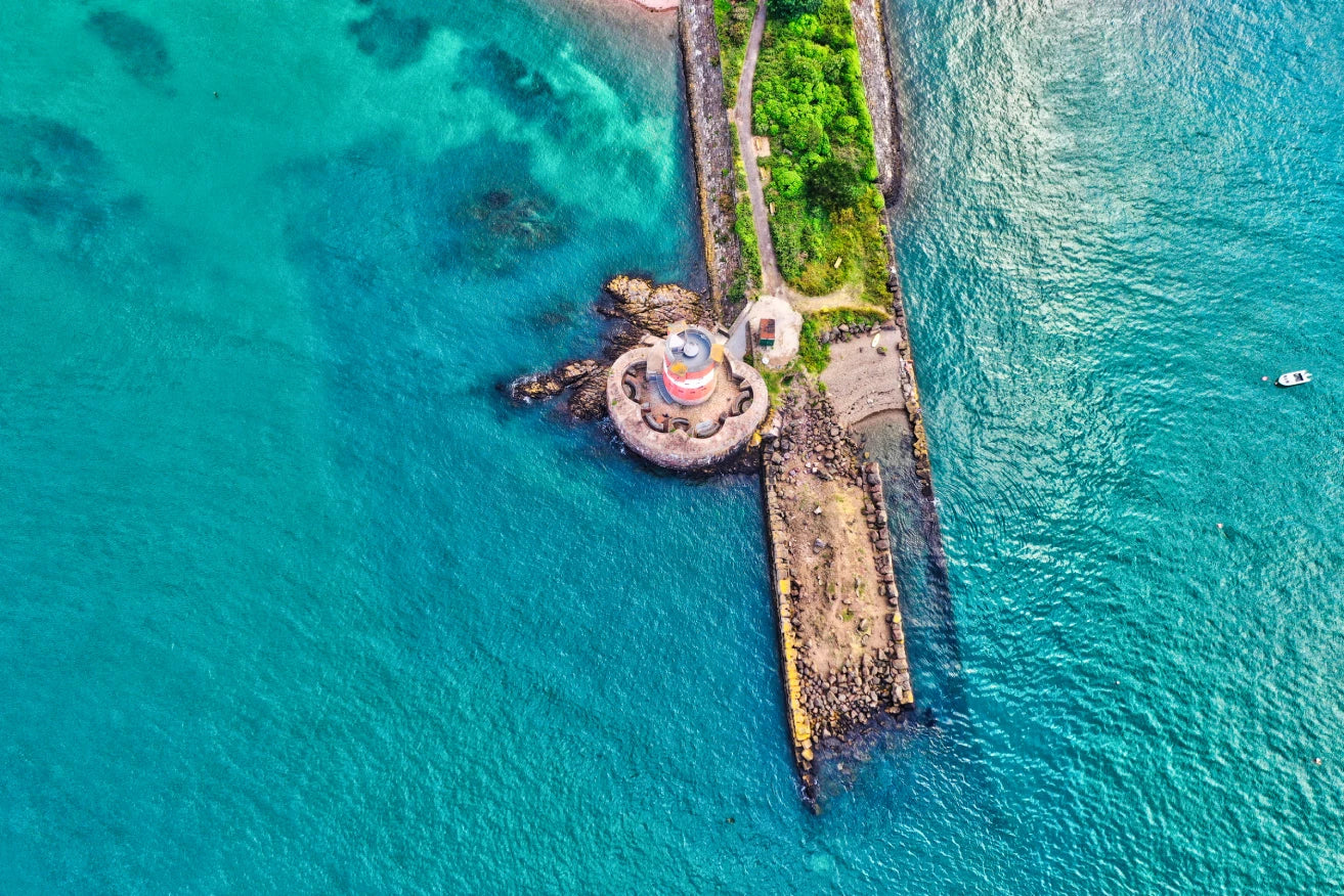 Archirondel Tower | Jersey Aerial Top View
