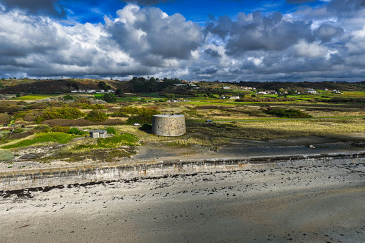Kemp Tower | St Ouen’s Bay, Jersey Aerial Landscape
