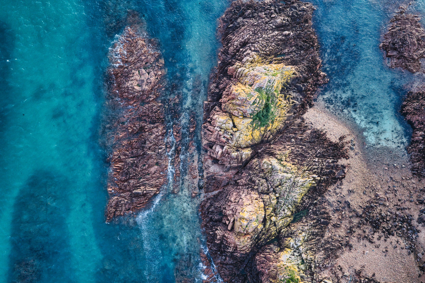 Le Hocq Rocks | Jersey Aerial Top View